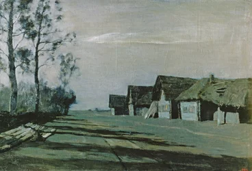 Village au clair de lune, 1897